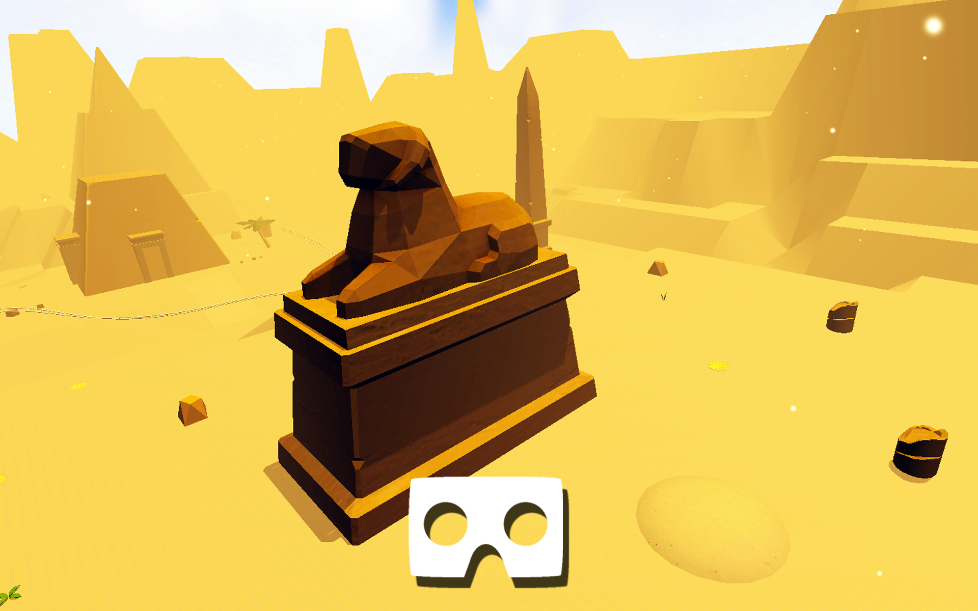 VR Ancient Egypt Train Ride (Google Cardboard)