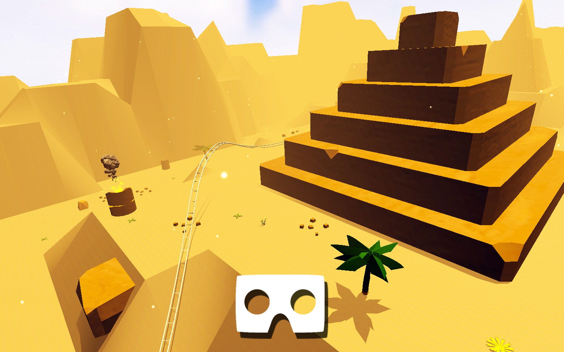 VR Ancient Egypt Train Ride (Google Cardboard)