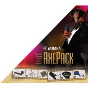 Yamaha Axe Pack Guitar Accessory Kit for Electric & Acoustic Guitar,Black