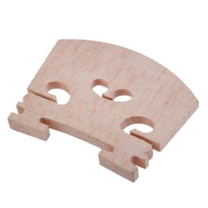 Lsgoodcare 10pcs Full Size 4/4 Violin Maple Bridge Violin Parts