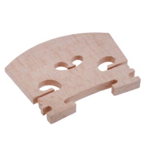 Lsgoodcare 10pcs Full Size 4/4 Violin Maple Bridge Violin Parts