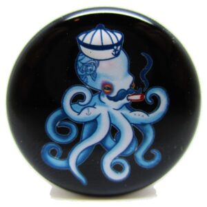 Pierced Republic Octopus Couple Ear Plugs - Acrylic Screw-On - 10 Sizes *Pair* (00 Gauge (10mm))