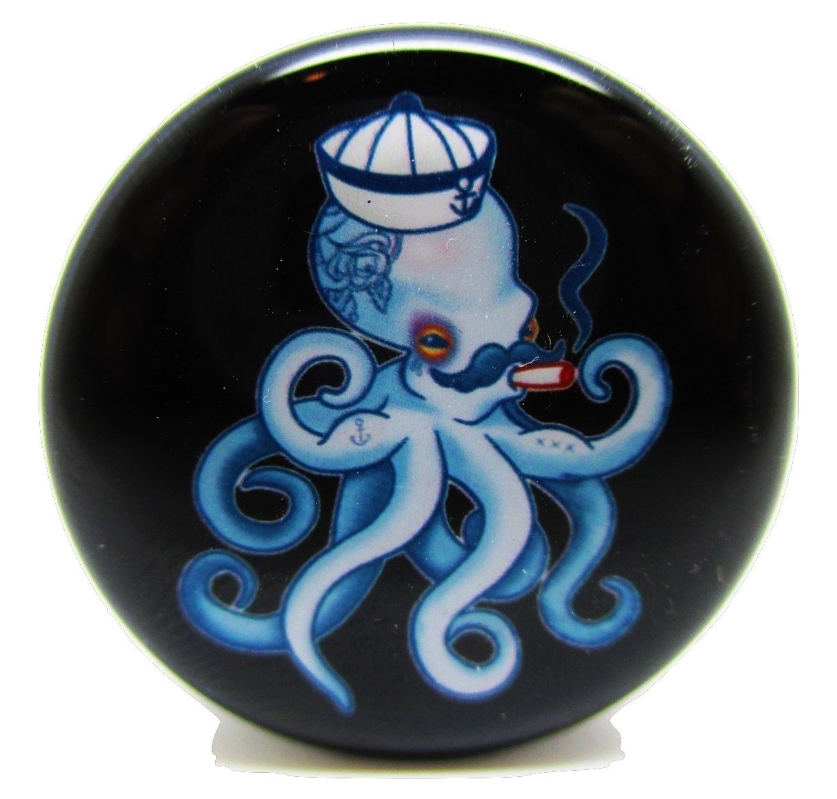 Pierced Republic Octopus Couple Ear Plugs - Acrylic Screw-On - 10 Sizes *Pair* (00 Gauge (10mm))