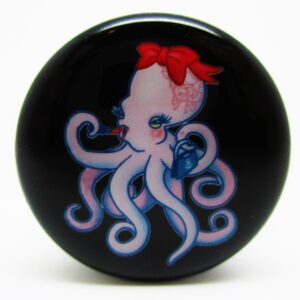 Pierced Republic Octopus Couple Ear Plugs - Acrylic Screw-On - 10 Sizes *Pair* (00 Gauge (10mm))