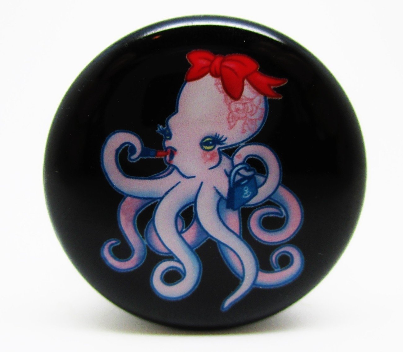 Pierced Republic Octopus Couple Ear Plugs - Acrylic Screw-On - 10 Sizes *Pair* (00 Gauge (10mm))