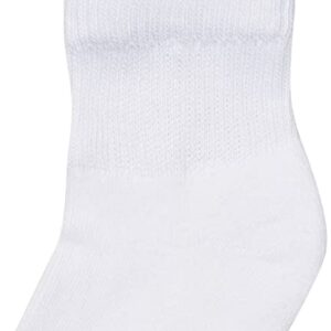 Hanes Ultimate womens 6-pack Ankle athletic socks, White, Shoe Size 5-9 US