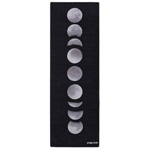 yoga zeal moon phases yoga mat - luxuriously soft, non-slip, hot yoga mat