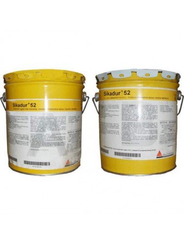 Sika Sikadur 52 3gallon Unit- 2-component, Very-Low-Viscosity, Moisture-Tolerant Epoxy Injection Adhesive