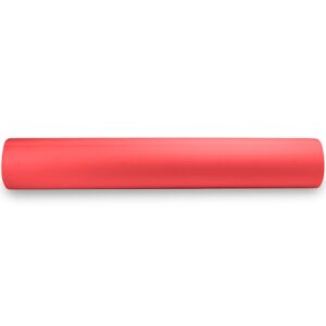 Crown Sporting Goods 36" x 6" Premium EVA Foam Roller – Firm, Dense, and Shape-Restoring (Red)