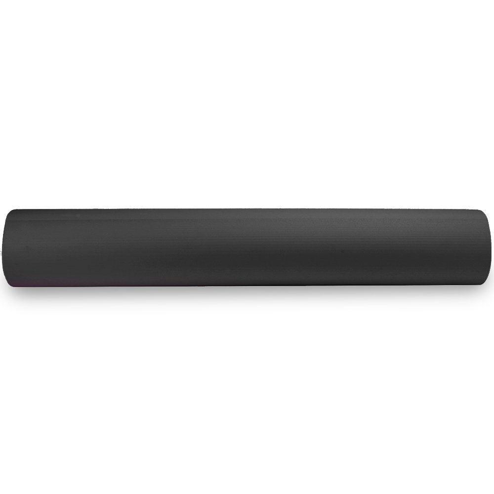 Crown Sporting Goods 36" x 6" Premium EVA Foam Roller – Firm, Dense, and Shape-Restoring (Black)