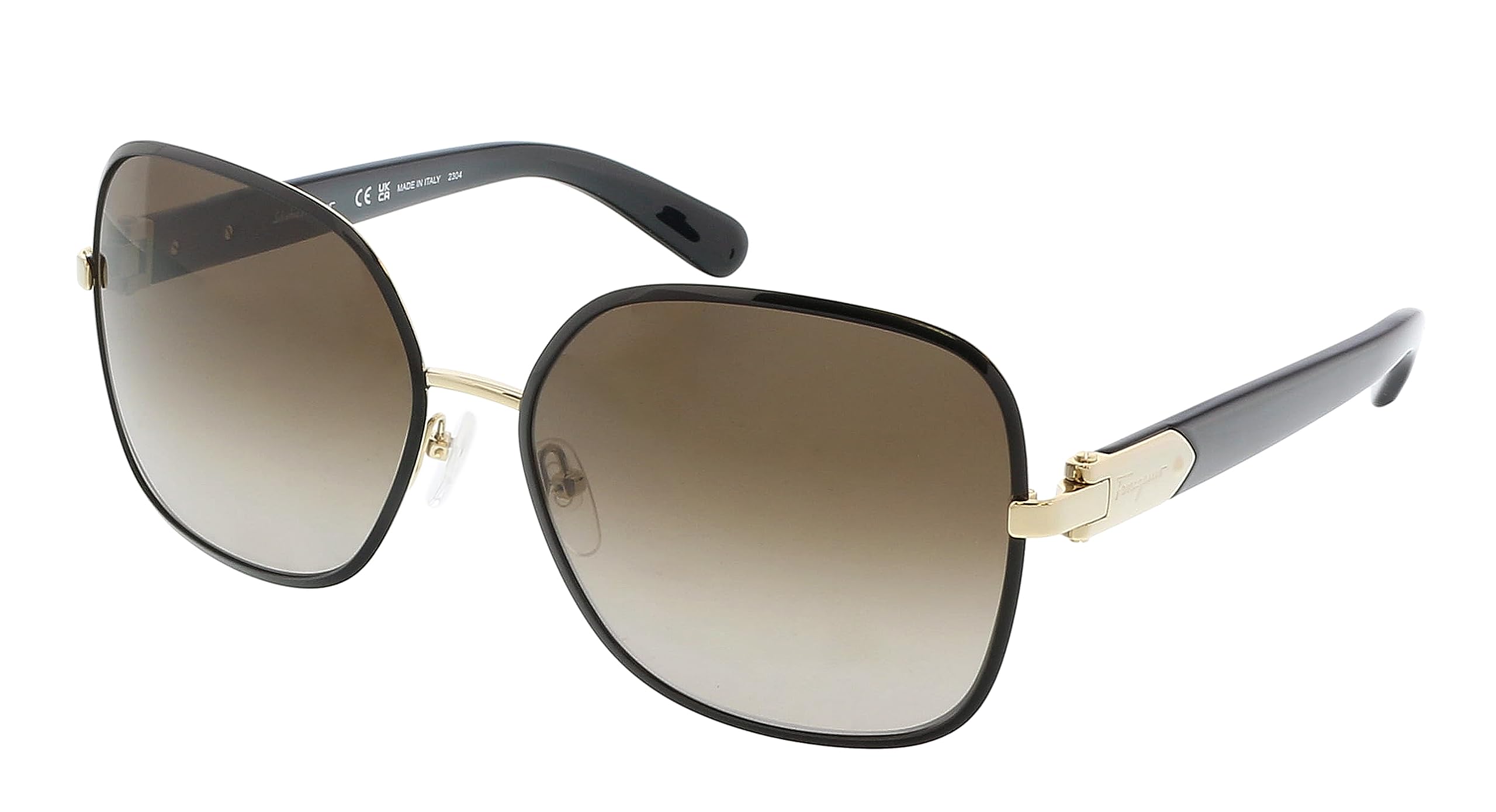 Salvatore Ferragamo Women's SF150S Light Gold/Black