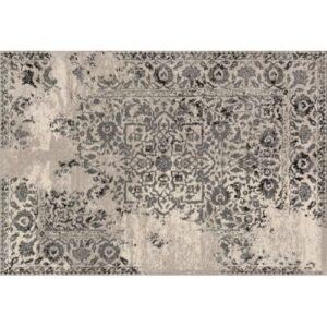 Loloi Emory Ivory/Charcoal 5'-3" x 7'-7" Area Rug