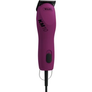 wahl professional animal km10 2-speed brushless motor pet, dog, and horse clipper kit - berry