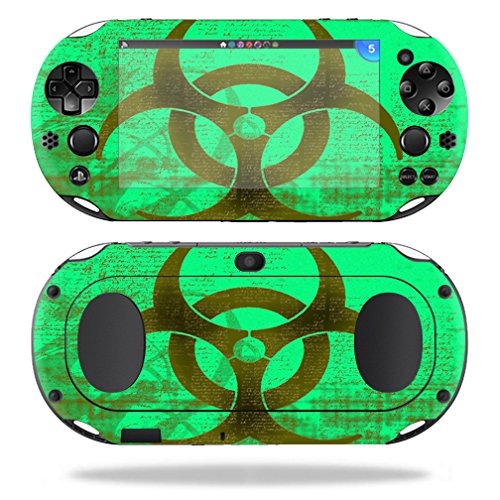 MightySkins Skin Compatible with Sony PS Vita (Wi-Fi 2nd Gen) wrap Cover Sticker Skins Biohazard