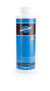 park tool cb-4 bio chainbrite bicycle chain & component cleaning fluid - 16 fl oz/472 ml bottle