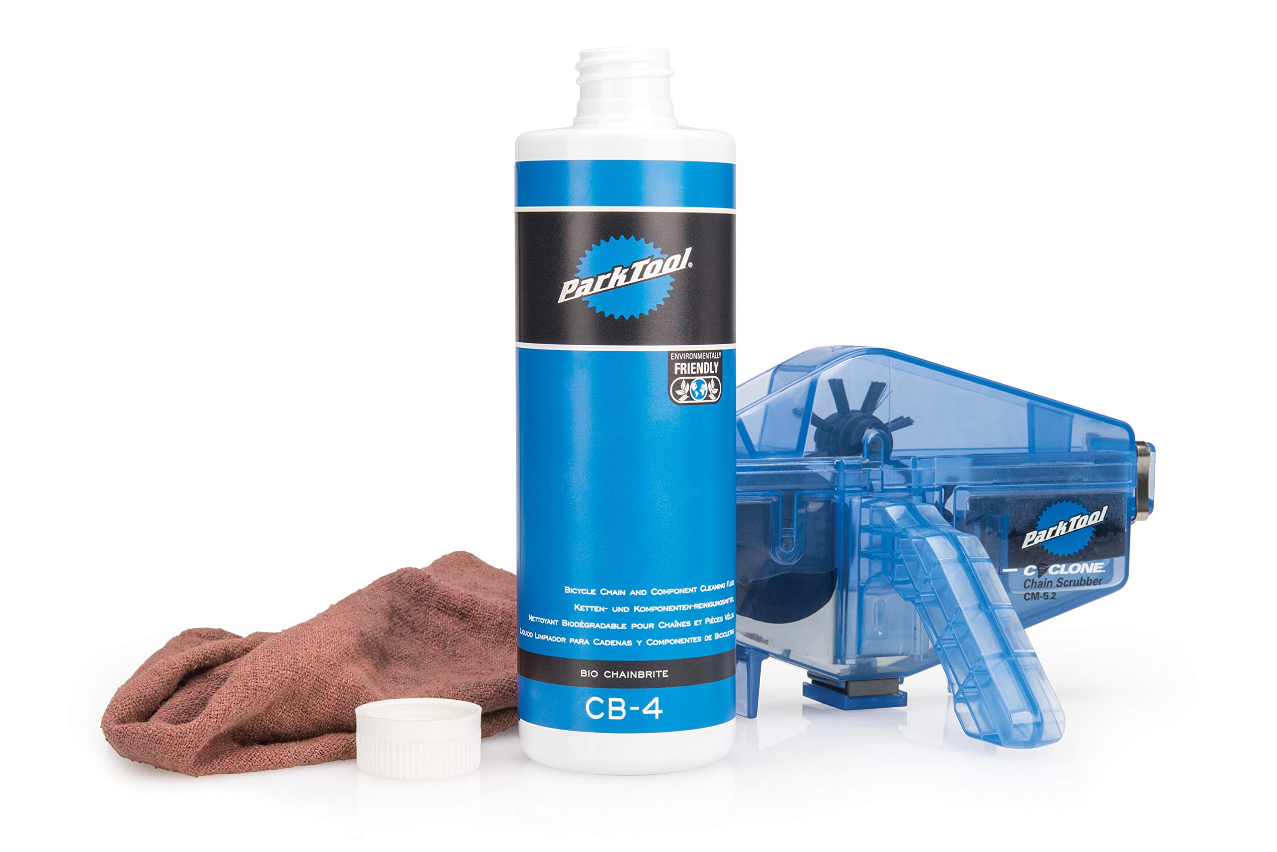 Park Tool CB-4 Bio Chainbrite Bicycle Chain & Component Cleaning Fluid - 16 fl oz/472 ml Bottle