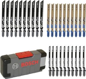 bosch 2607010903 jigsaw blade-set "tough box" with single lug shank 30 pcs