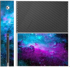 trendy accessories nebula galaxy space design pattern print xbox one console vinyl decal sticker skin