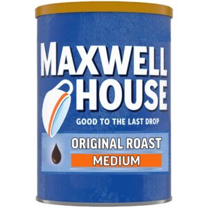 MAXWELL HOUSE Ground Coffee 11.5oz Bags Pack , Original Roast, 69 Ounce, (Pack of 6)