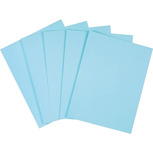 Staples 490947 Pastel Colored Copy Paper 8 1/2-Inch x 11-Inch Blue 500/Ream (14786)