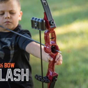 Bear Archery Flash Bow Set for Youth, Ambidextrous, Yellow