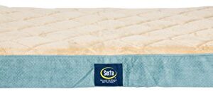 Serta Ortho Quilted Pillowtop Pet Bed, Large, Blue