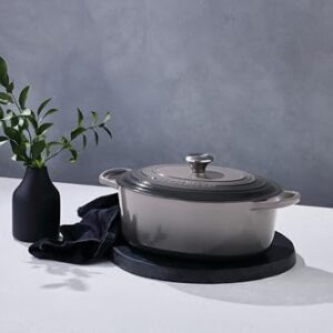 Le Creuset Enameled Cast Iron Signature Oval Dutch Oven, 5 qt. , Oyster