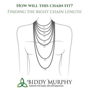 Biddy Murphy Rose Gold Celtic Trinity Knot Necklace for Women, 925 Sterling Silver Heart, Brilliant Cubic Zirconia Inlay, Irish Symbol for Love, Honor, Protection, 18", Made in Ireland