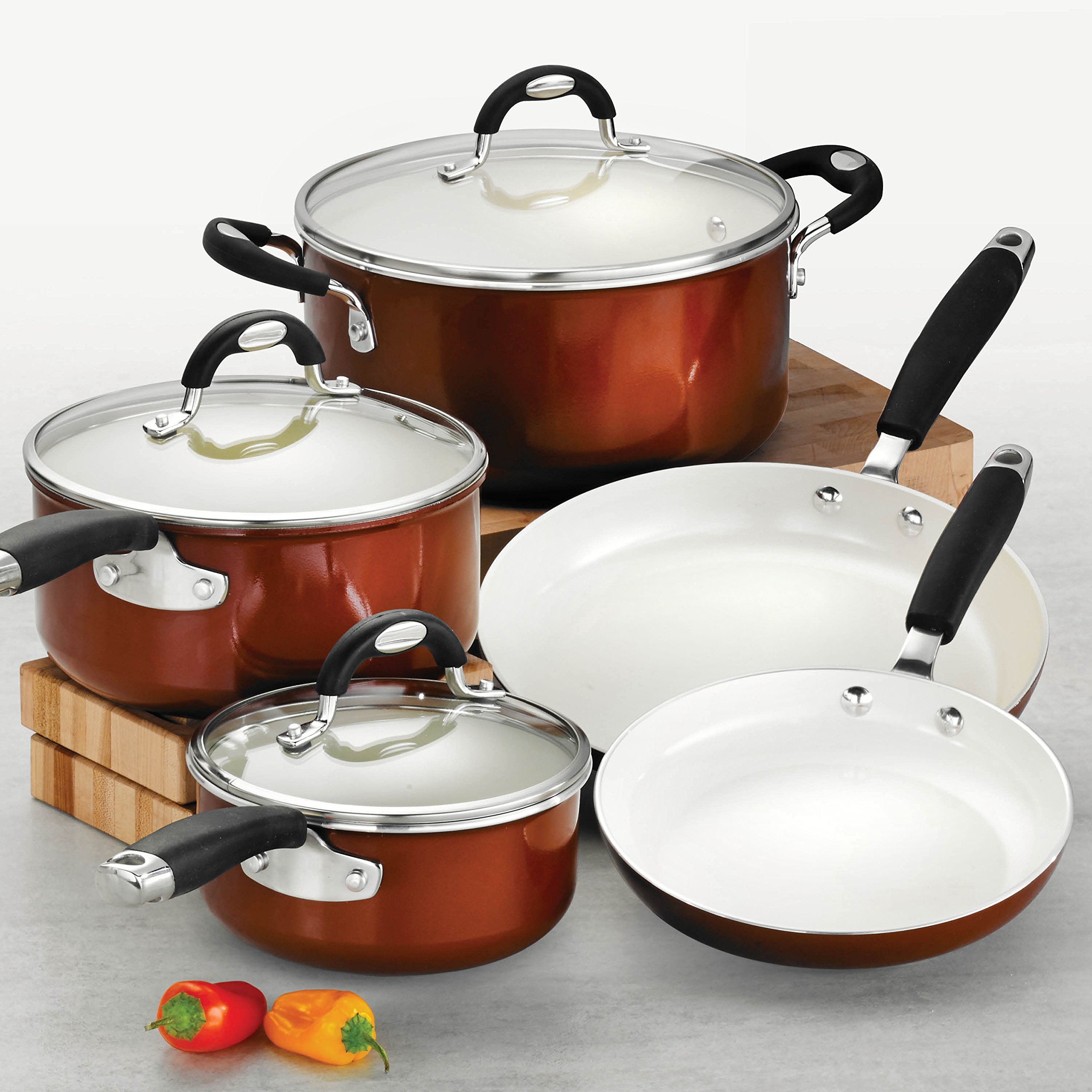 Tramontina Cookware Set Ceramic 8-Piece, 80110/219DS