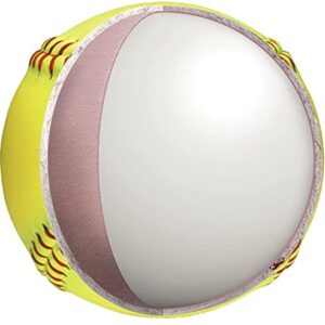 Worth WSL Slow-Pitch Pro Comp Super Dot Soft Balls, 12" (Dozen)