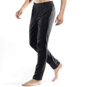 INBIKE Cycling Running Pants Jogger Winter Windproof Long Straight Sweat Pants Black Large TJ