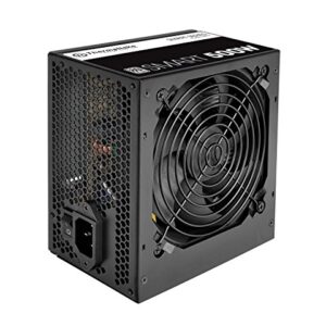 Thermaltake Smart 500W 80+ White Certified PSU, Continuous Power with 120mm Ultra Quiet Cooling Fan, ATX 12V V2.3/EPS 12V Active PFC Power Supply PS-SPD-0500NPCWUS-W