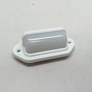 Marine Boat LED RV Blue LED Companion Way Courtesy Light 2.6"X1.3" White HOUSING