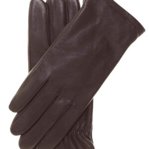 Pratt and Hart Broadway Lady’s Classic Thinsulate Lined Leather Gloves Size 7.5 Black