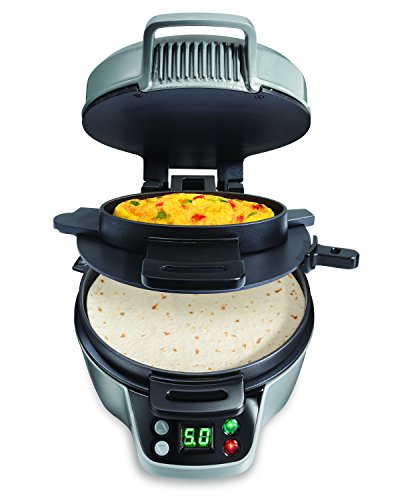 Hamilton Beach, Silver 25495 Breakfast Burrito Maker, 9.8 x 8.7 x 5.6 inches