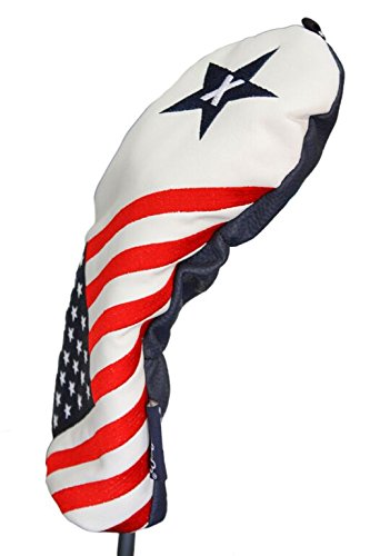 USA Patriot Golf Limited Edition Vintage Retro Patriotic X Metal Fairway Wood Headcover