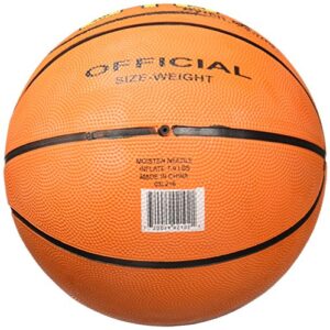 MARTIN SPORTS Rubber Basketball, Orange, Official