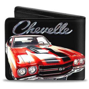 Buckle-Down Bifold Wallet Chevelle,4.0" x 3.5"