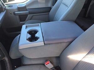 auto console covers- fits the ford f-250 super duty 2017-2022 center console armrest lid cover waterproof neoprene fabric -gray