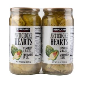 kirkland signature artichoke hearts, 33 oz (pack of 2)