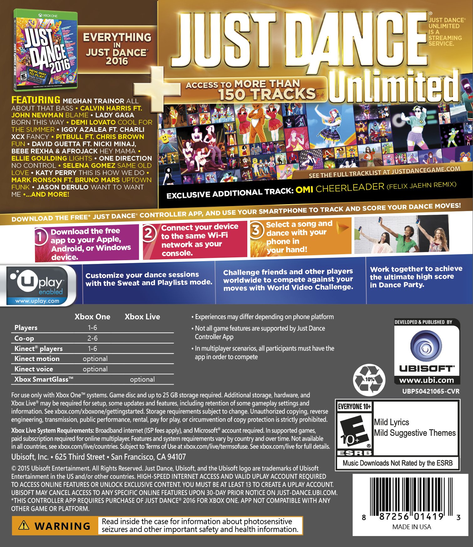 Just Dance 2016 (Gold Edition) Xbox One