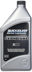 quicksilver 92-858064q01-6pk high performance gear lube (6/1qt)