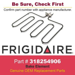 Frigidaire 318254906 Bake Element, Black