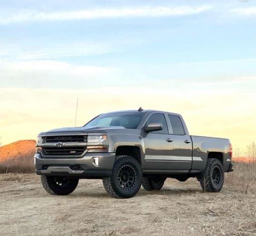 MotoFab Lifts CH-3F-2R 3 in Front and 2 in Rear Leveling lift kit that is compatible with 2007-2018 Chevy Silverado Sierra GMC