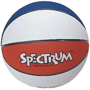 s&s worldwide spectrum™ red/white/blue basketball official size, official