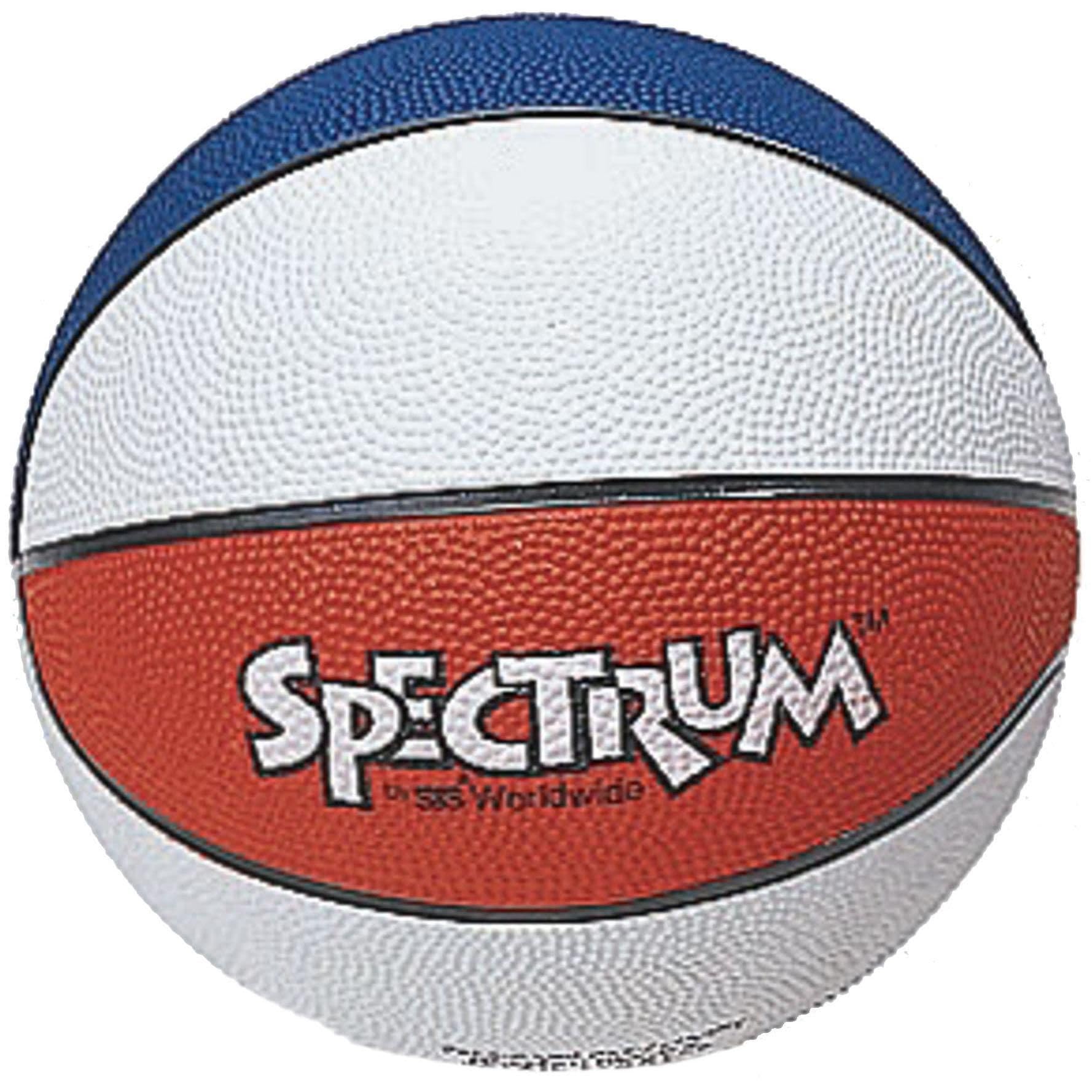 S&S Worldwide Spectrum™ Red/White/Blue Basketball Official Size, Official