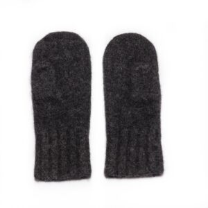 dachstein woolwear wool mittens (8.5, black)