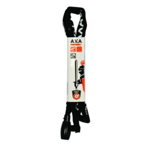 AXA Rigid Black Bike Chain Lock - Black, 1200 mm x 3.5 mm