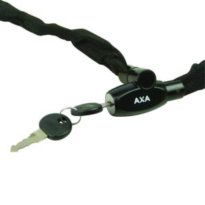 AXA Rigid Black Bike Chain Lock - Black, 1200 mm x 3.5 mm