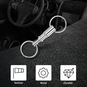 eBoot Detachable Pull Apart Key Rings Keychains (2 Pack)